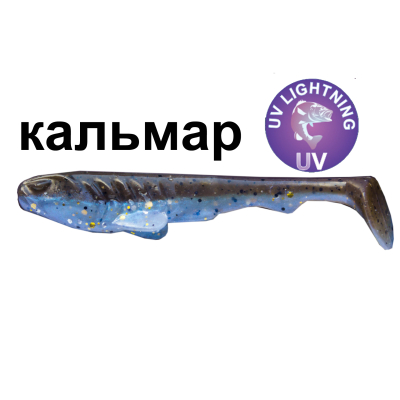 Силиконовая приманка Crazy Fish Tough 2,8" 59-70-3d-6 кальмар цв. swamp pearl (болотная жемчужина)