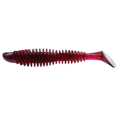 Силиконовая приманка Yaman Pro Arris Shad 2,5" цвет #04 - Grape (уп.7 шт)