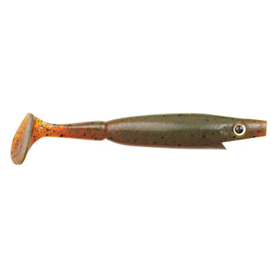 Силиконовая приманка Strike Pro Piglet Shad 8.5, 85 мм, 4 гр цв. Motor Oil Pepper (SP-172F#C017)
