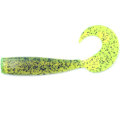 Силиконовая приманка Yaman Lazy Tail Shad 9" цвет #10 - Green pepper (уп. 2 шт.)