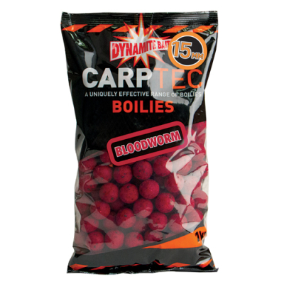 Бойлы тонущ. Dynamite Baits 15мм. 1 кг. CarpTec Bloodworm (DY692) (карп мотыль)