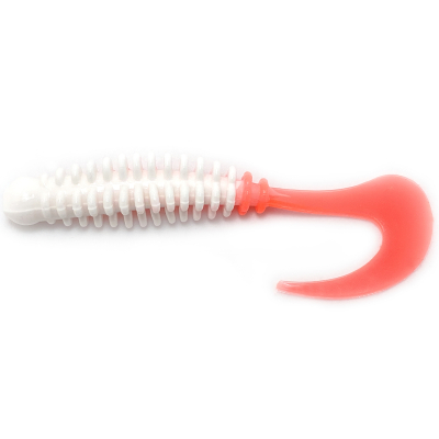 Силиконовая приманка Boroda Baits Phantom 160 mm БЕЛЫЙ/КРАСНЫЙ (White/Red)
