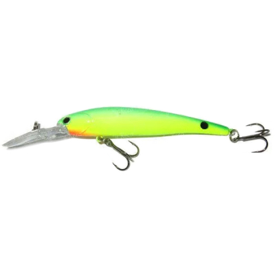Воблер Grows Culture Bandits B-Shad 90mm цвет #11 green&yellow