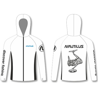 Джерси с капюшоном Nautilus Black and white р-р M