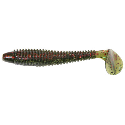 Силиконовая приманка Kaida Shrimp 3.2" 8cm 4g Turquoise-7tails HT#011