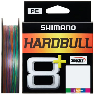 Шнур PE Shimano LD-M68X Hard Bull 8+ 200m 10M*5Col. #0.6 13.8LB