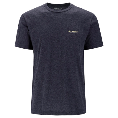 Футболка Simms Classic Tackle T-Shirt, Navy Heather, M