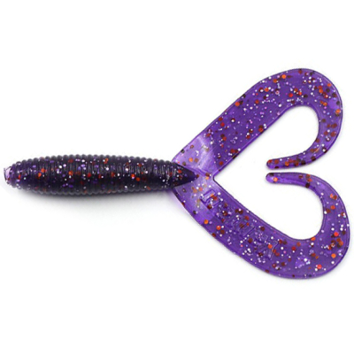 Силиконовая приманка Yaman Pro Loop-Two 2" цвет #08 - Violet (уп.10 шт)