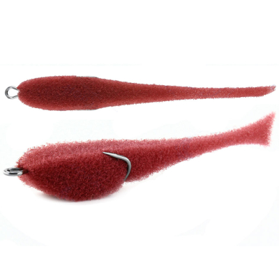 Мормыш Классическая Поролоновая рыбка с поджатым двойником 15 см, цв. 32 - крючок № 5/0