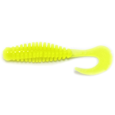 Силиконовая приманка Boroda Baits Phantom 55 mm цв. Лимонный (Lemon)