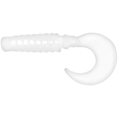 Мягкие приманки LureMax Ebisu 2,5"/6,5см, LSE25-020 Glow White (10 шт.)