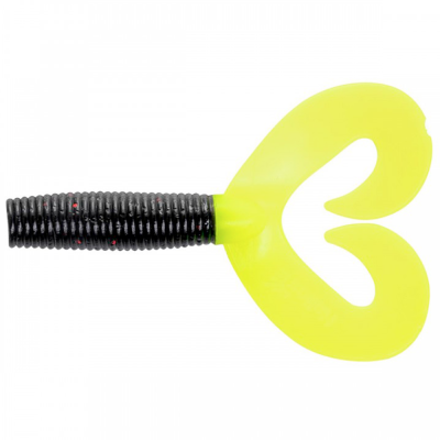 Силиконовая приманка Helios Credo Double Tail 3,54"/9 см Dark Star LT 5шт. (HS-28-053)