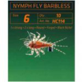 Крючок Hemingway's HC 114 Nymph Fly Barbless #12, 10 шт.