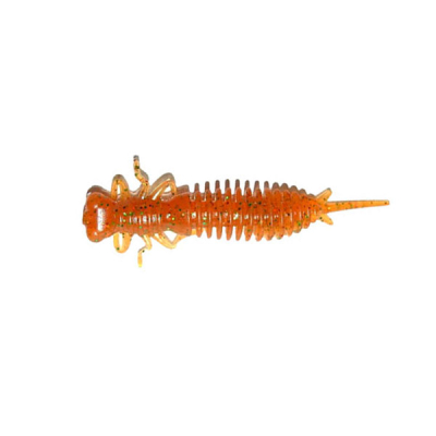 Силиконовая приманка Garry Angler Larva 2" 10 шт/Чеснок цвет #Моторное масло