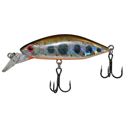 Воблер LureMax Crash Minnow 55S цв. #004 Rainbow Trout