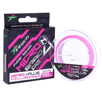 Шнур плетеный Intech MicroN Plus PE x4 150m (#1.2 (24lb / 10.88kg))