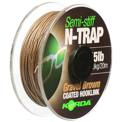 Поводковый материал Korda N Trap Semi Gravel 20lb KNT14