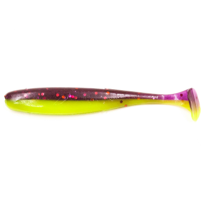 Силиконовая приманка Yaman Pro Plum Blossom 4" цвет #26 - Violet Chartreuse (уп. 6 шт.)
