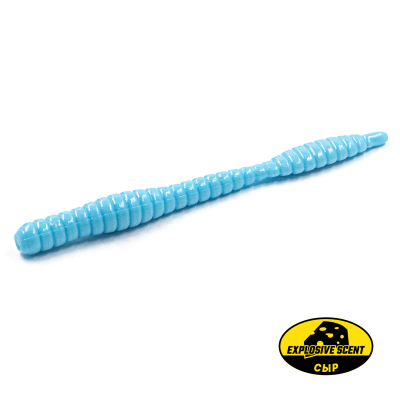 Силиконовая приманка Rampage Trout Hunting Dying Worm 3.1" - 80мм цв. #62 - запах Сыр (уп.7шт)