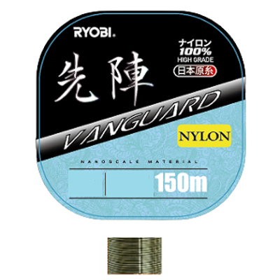 Леска Ryobi Vanguard 150m зеленая #1.5, 0.205mm, 3.8kg