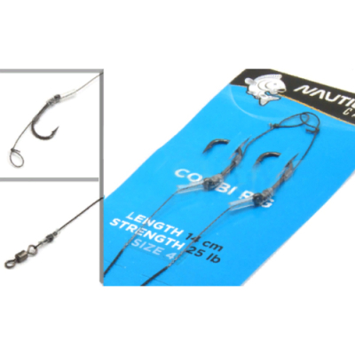 Оснастка волосяная Nautilus Combi Rig 14см 25lb #4*