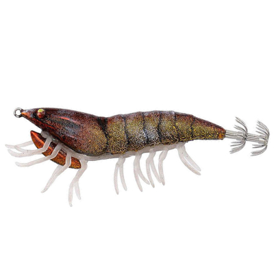 Приманка Savage Gear 3D Hybrid Shrimp Egi 7.5cm 12g 10-Burnt Ora 50702