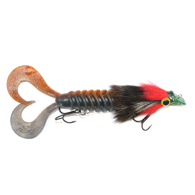 Приманка RSK Fishing MAUS XL Diver (диаметр головы 20,5 mm) 23см 75гр тело цвет 030 Красно-темно-коричневая голова
