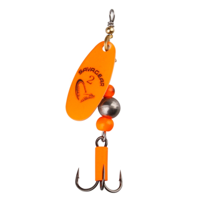 Блесна вращающаяся Savage Gear Caviar2 6g цв. 06-Flou Orange 42309