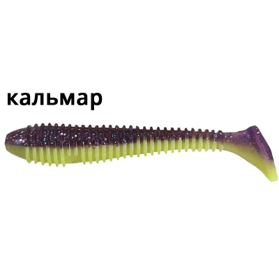 Силиконовая приманка Crazy Fish Vibro Fat 3.2" 73-80-41d-6 кальмар цв. 41D