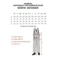 Полукомбинезон забродный Norfin Defender 01 р.S
