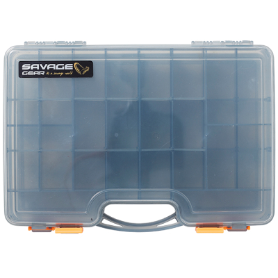Коробка Savage Gear Lurebox 2 Sided Smoke Large 29.5x20.5x6.2см, арт.74223