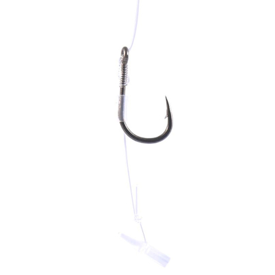 Крючок одинарный с поводком BKK Feeder Tournament, FT-1 push-lock Rigs (A-BW-5025) #10 (8шт)