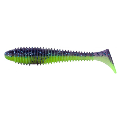Силиконовая приманка Keitech Swing Impact Fat 6.8" цв. #PAL06 Violet Lime Belly