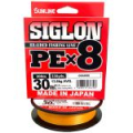 Плетёный шнур Sunline Siglon PEx8 Orange 300m #5/80LB