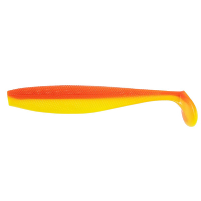 Силиконовая приманка Helios Trofey 5.5"/14см Orange & Yellow 4шт. (HS-25-015)