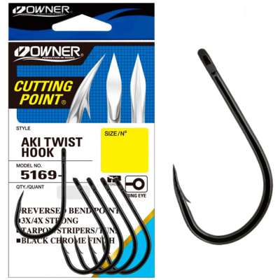 Крючок Owner Aki Twist BC №1/0 8шт