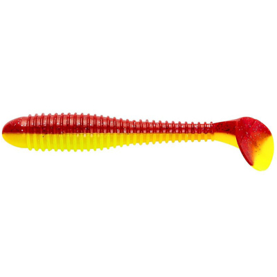 Силиконовая приманка Helios Catcher 2,75"/7 см Red Lemon 7шт. (HS-1-050)