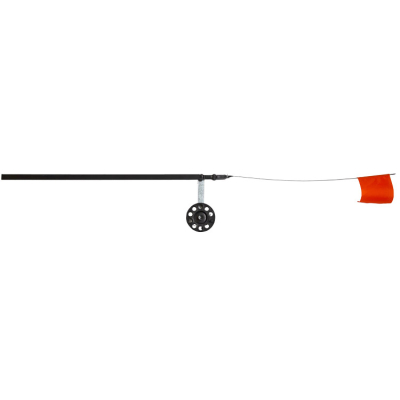 Жерлица на стойке с малой катушкой 63mm EcoPro (JM-BL)