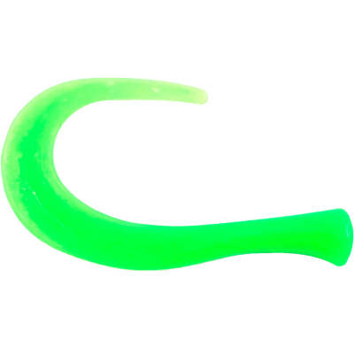 Хвост силиконовый для Strike Pro Guppie, цвет: зеленый флюр 3шт (9931763)
