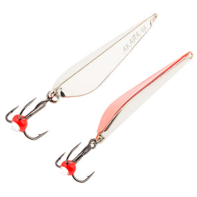 Блесна зимняя Akara Tournament Ice Maropedka 100 18 гр. цвет Sil/Cu