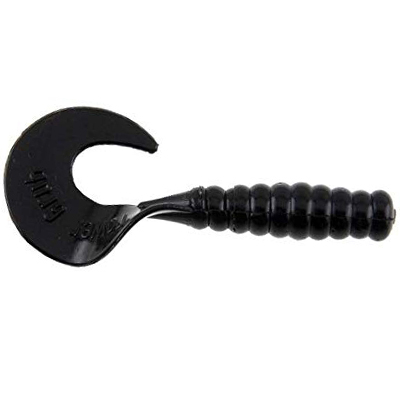 Твистер Berkley Powerbait Power Grub 5см цв. BL