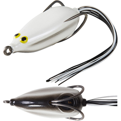 Приманка силиконовая лягушка Daiwa Steez Snappy Frog 48 мм 9 гр. цвет W.BK