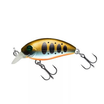Воблер "Sprut" Rini Crank 32F (Floating/32mm/2,7g/0,1-0,6m/GDN1) + Два Одинарных Крючка (S-75M #6)