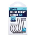 Крючок одинарный BKK SS Inline Heavy Circle (A-BR-4011) #1/0 (8шт)