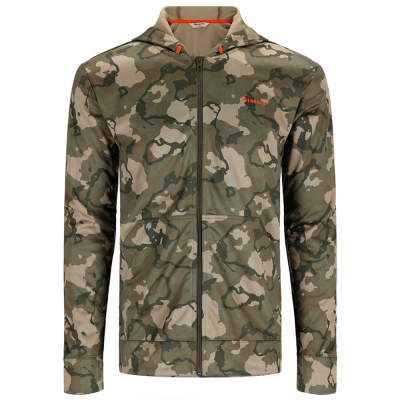 Толстовка Simms Challenger Hoody - Full Zip '21, Regiment Camo Olive Drab, S