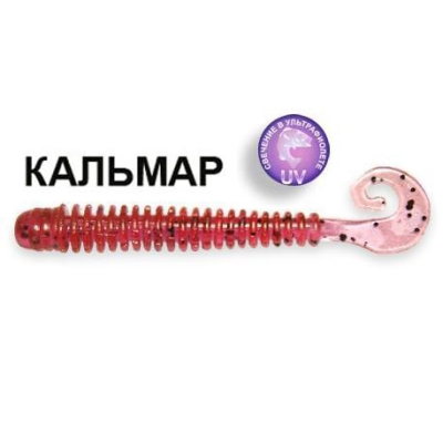 Силиконовая приманка Crazy Fish Active Slug 2-7.1-13-6 кальмар цв. purple pepper