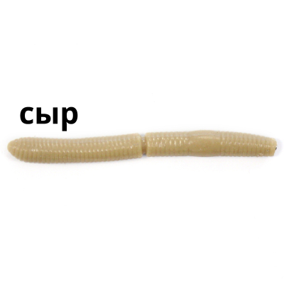 Силиконовая приманка Trout Zone Wake Worm FAT 3,4" цвет пеллетс