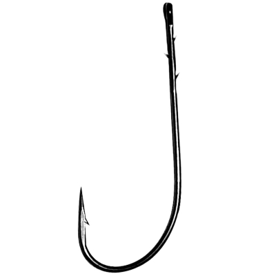 Крючок Gamakatsu Hook Worm 31/0 SPR (Black) №1/0