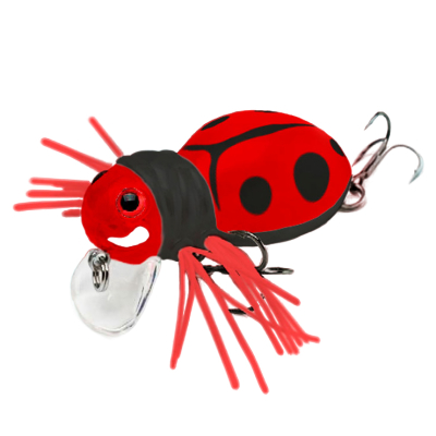 Воблер Stinger Namida 40F цвет #10, Ladybug