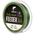 Шнур плетёный Salmo Sniper х4 Feeder Braid Army Green 150/016